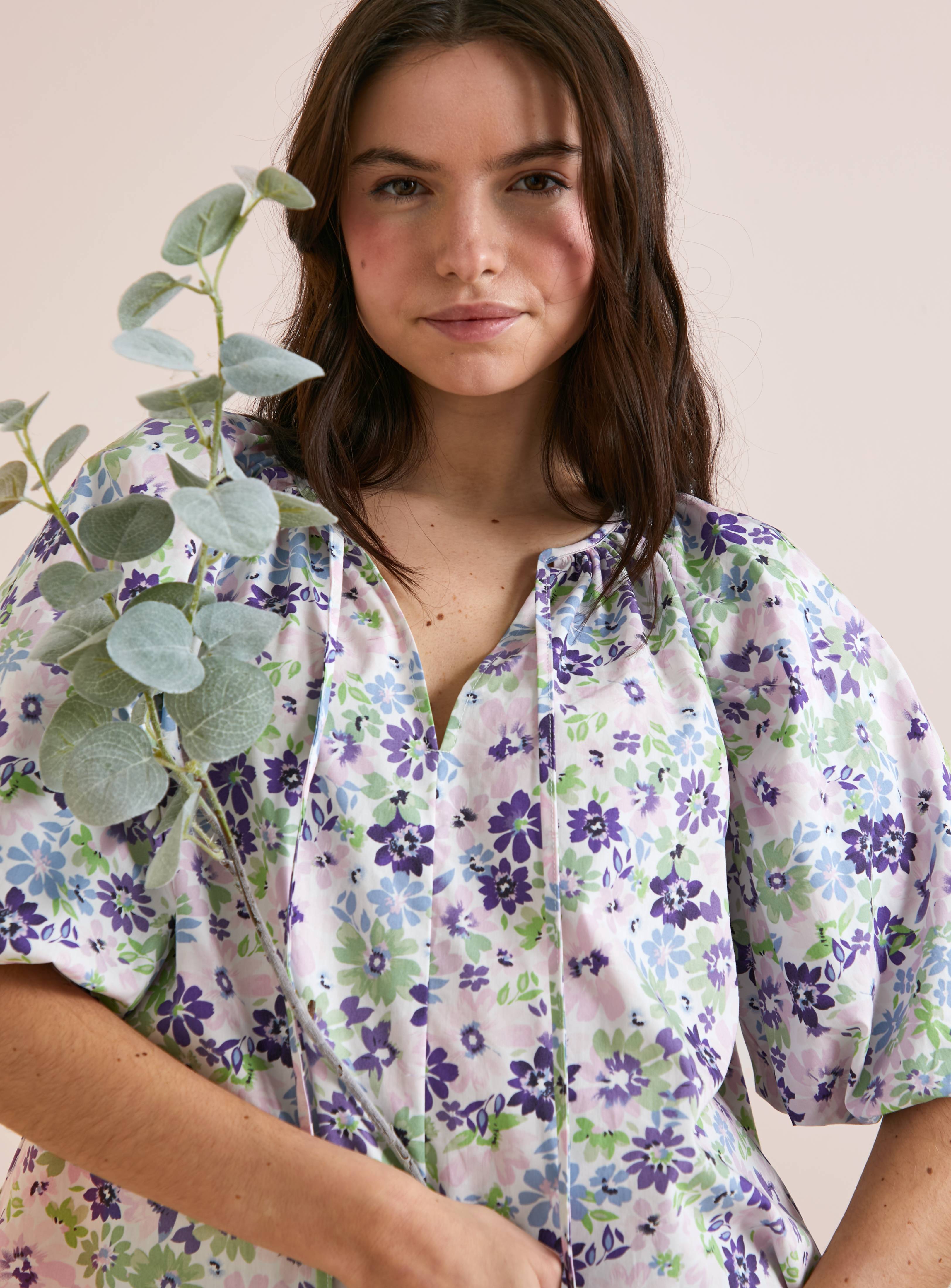 Everbelle Floral Bloom Poplin Blouse 18 - Image 2